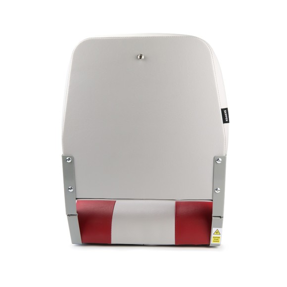 Кресло складное мягкое Skipper красный/серый