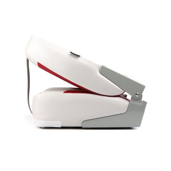 Кресло складное мягкое Skipper красный/серый