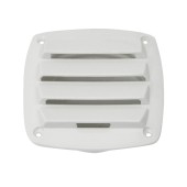 Крышка вентиляции пластмассовая квадратная 127х127мм, белая
