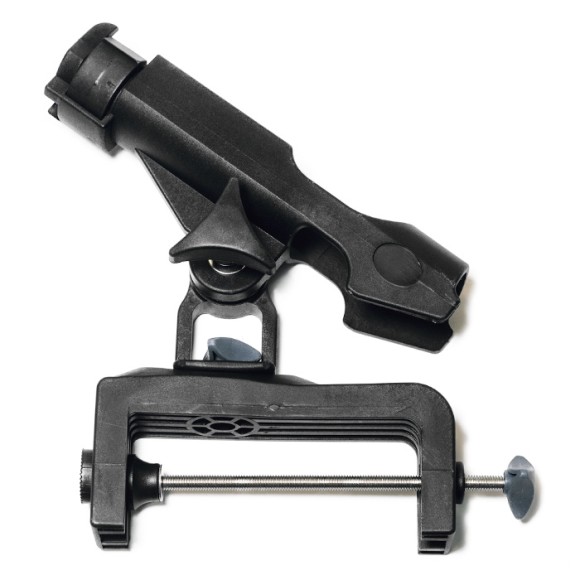 Держатель спиннинга SUNFINE поворотный на струбцине 10-120 мм, пластик