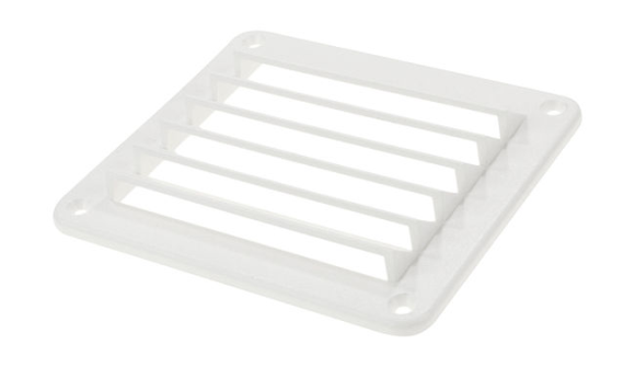 Решетка воздухозаборника 143х125х17 мм, белый