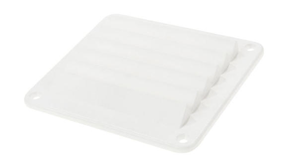 Решетка воздухозаборника 143х125х17 мм, белый