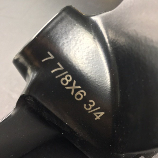 Гребной винт Suzuki DF4-DF6, DF4A-DF6A (3x7-7/8x6-3/4)
