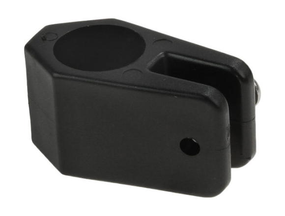 Кронштейн скользящий для рамы тента 7/8" (22,2 мм), пластиковый черный