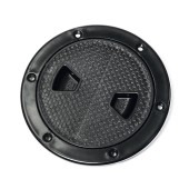 Крышка люка технологическая SUNFINE 101 мм, черная (Замена EASTERNER C12791)