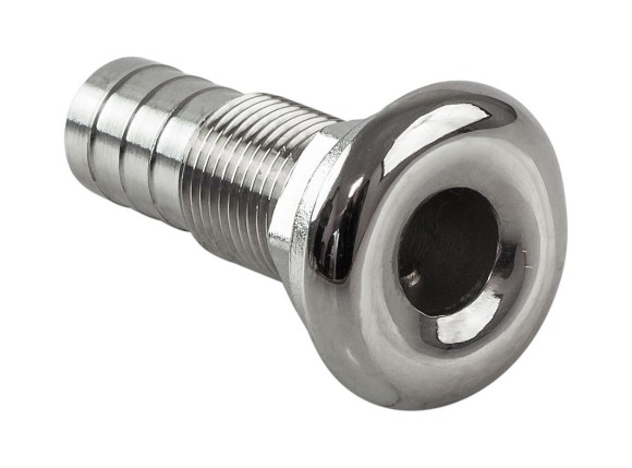 Шпигат нержавеющий под шланг 29,5мм (1"), Marine Rocket