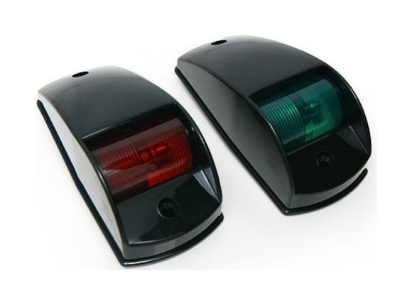 Огни ходовые 60х135 мм, черный корпус Огни ходовые 60х135 мм, черный корпус