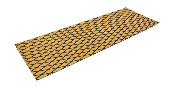 Покрытие палубное EVA, 1900х700х6мм, самоклеящееся, золотисто-желтое, тип "D", Marine Rocket Покрытие палубное EVA, 1900х700х6мм, самоклеящееся, золотисто-желтое, тип "D", Marine Rocket