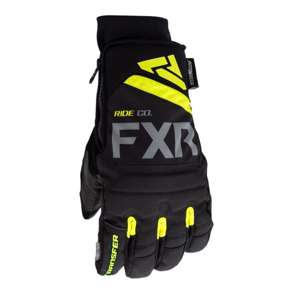 Перчатки FXR Transfer с утеплителем Black/Hi Vis, XS