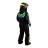 Детский комбинезон FXR Boost с утеплителем Black/Blue/Hi Vis, 2