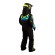 Детский комбинезон FXR Boost с утеплителем Black/Blue/Hi Vis, 2