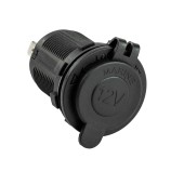 Разъем прикуривателя врезной, светодиодный, красный