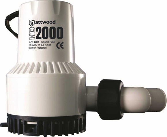 Помпа осушительная HD2000, 12В, Attwood Помпа осушительная HD2000, 12В, Attwood