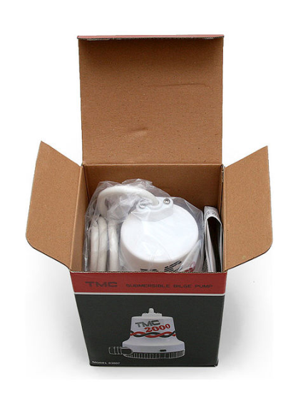 Помпа осушительная, 12 В, 2000GPH (7570 л/ч)