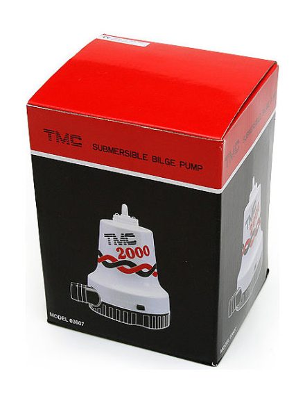 Помпа осушительная, 12 В, 2000GPH (7570 л/ч)