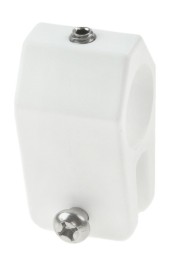 Кронштейн скользящий для рамы тента 7/8" (22,2 мм), пластиковый белый Кронштейн скользящий для рамы тента 7/8" (22,2 мм), пластиковый белый