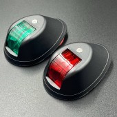 Огни ходовые(комплект)(91.5x59x33мм)чёрный (Sunfine) Огни ходовые(комплект)(91.5x59x33мм)чёрный (Sunfine)