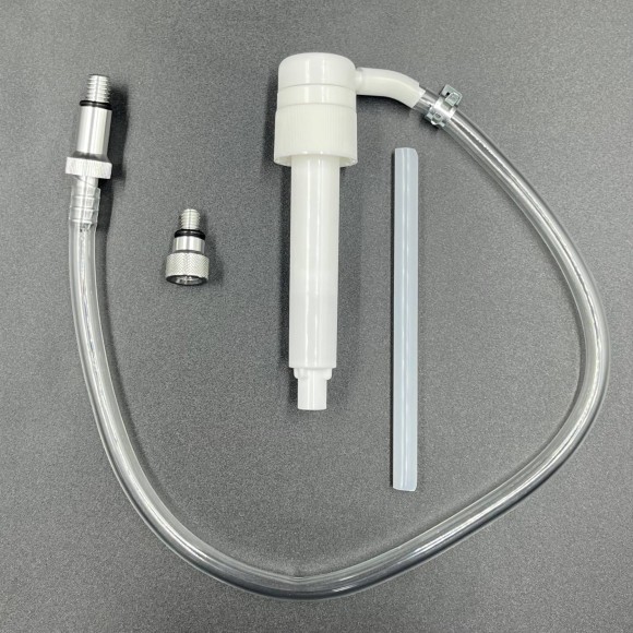 Насос ручной для замены масла в редукторе Yamaha/Suzuki/Tohatsu, металлический адаптер