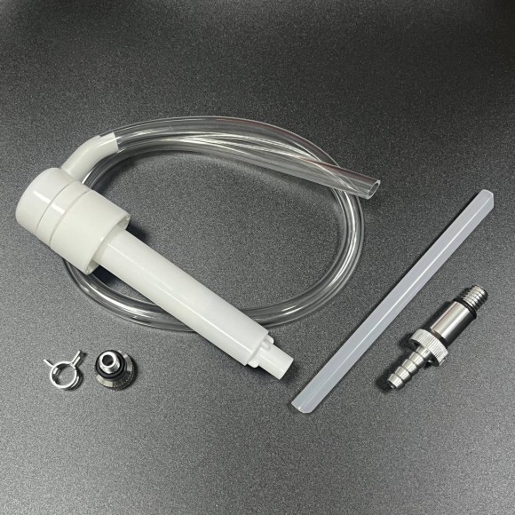 Насос ручной для замены масла в редукторе Yamaha/Suzuki/Tohatsu, металлический адаптер