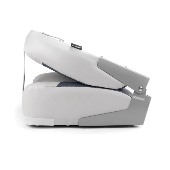 Кресло складное мягкое Skipper черный/серый