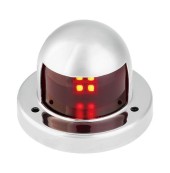 Огонь ходовой светодиодный, нержавеющий корпус, красный 12 В, SeaFlo Огонь ходовой светодиодный, нержавеющий корпус, красный 12 В, SeaFlo
