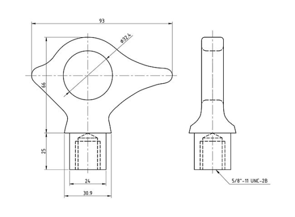 Кольцо рым д. 38 мм