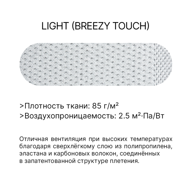 Футболка SIXS TS1L Light Black Carbon, XS