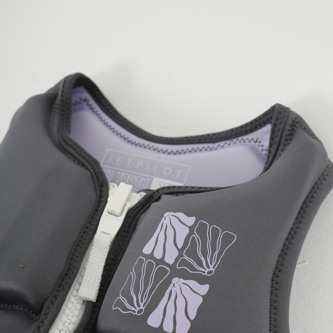 Детский спасательный жилет JetPilot Girls X1 Eco Vest Charcoal, 165