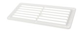 Решетка воздухозаборника 260х125х17 мм, белый Решетка воздухозаборника 260х125х17 мм, белый