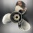 Гребной винт Suzuki DT40-DT65, DF40-DF50, DF40A-DF60A (3x11-3/4x15) (Сталь)