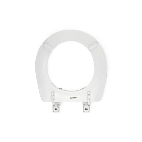 Унитаз судовой керамический 12В (компакт) сиденье из дерева с эмалевым покрытием