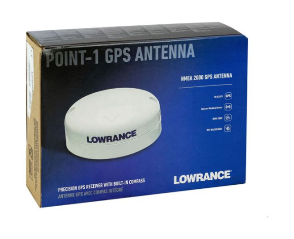 Антенна GPS/Глонасс со встроенным компасом POINT-1, Lowrance Антенна GPS/Глонасс со встроенным компасом POINT-1, Lowrance