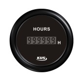 Счетчик моточасов цифровой 0-99999, 9 ч., черный циферблат, черный ободок, д. 52 мм Счетчик моточасов цифровой 0-99999, 9 ч., черный циферблат, черный ободок, д. 52 мм