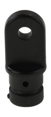 Наконечник рамы тента для трубы с внутренним диаметром 16 мм, пластиковый черный Наконечник рамы тента для трубы с внутренним диаметром 16 мм, пластиковый черный