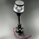 Огонь топовый на стойке LED(белый)(248мм)корпус нерж. (Sunfine)