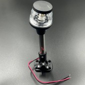 Огонь топовый на стойке LED(белый)(248мм)корпус нерж. (Sunfine)