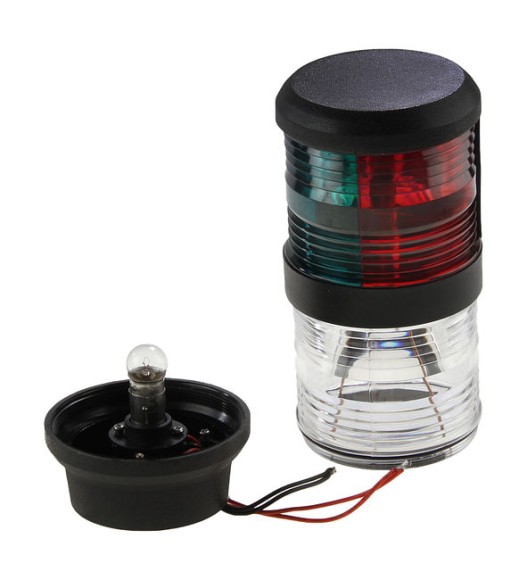 Огонь ходовой комбинированый (топовый, красный, зеленый)