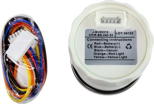 Трим-указатель, черный циферблат, нержавеющий ободок, д. 52 мм, Marine Rocket Трим-указатель, черный циферблат, нержавеющий ободок, д. 52 мм, Marine Rocket