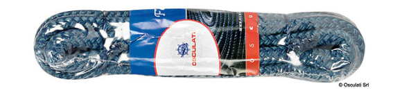 Веревка из сверхпрочного полиэфира с огонами для крепления кранца, d8 мм, L1,5 м, белый