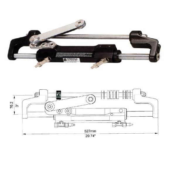 Гидроцилиндр 128 куб.см, мод.2 Гидроцилиндр 128 куб.см, мод.2
