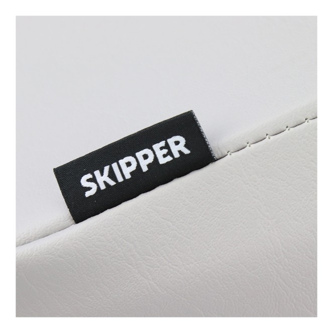 Кресло складное мягкое Skipper синий/серый
