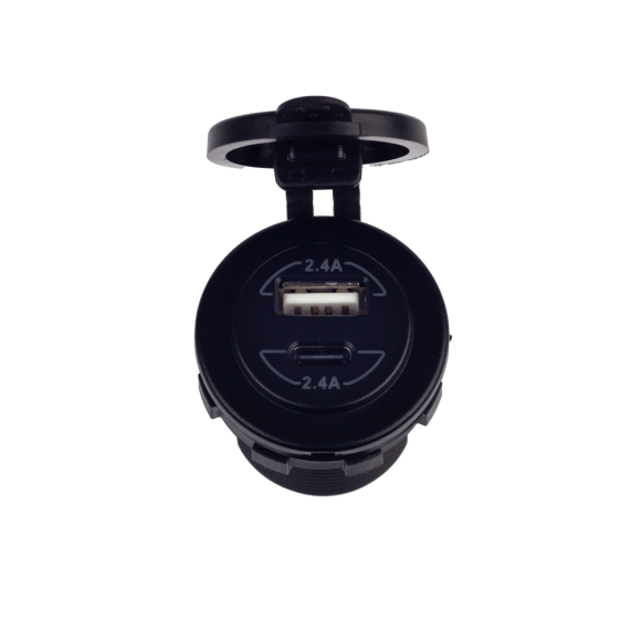 Разъем USB Skipper 5В 2.4A Разъем USB Skipper 5В 2.4A