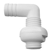 Разъем водосброса угловой под шланг 19 мм