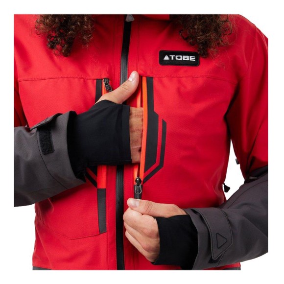 Комбинезон Tobe Tiro V3 с утеплителем Racing Red, L Комбинезон Tobe Tiro V3 с утеплителем Racing Red, L