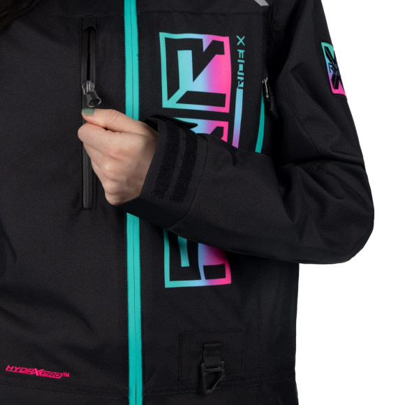 Комбинезон FXR Recruit F.A.S.T. с утеплителем Black/Mint-Electric Pink Fade, 4 Комбинезон FXR Recruit F.A.S.T. с утеплителем Black/Mint-Electric Pink Fade, 4