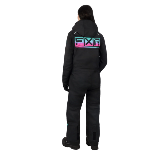 Комбинезон FXR Recruit F.A.S.T. с утеплителем Black/Mint-Electric Pink Fade, 4 Комбинезон FXR Recruit F.A.S.T. с утеплителем Black/Mint-Electric Pink Fade, 4