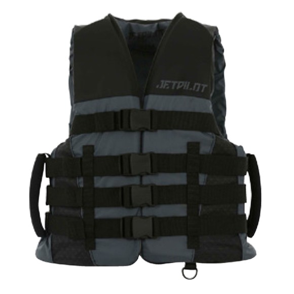 Жилет спасательный JetPilot Strike ISO 50N Nylon w. Super Grip Black, S/M