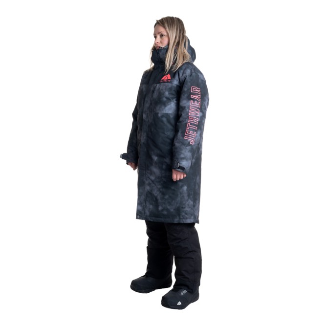 Пальто Jethwear Pit Coat с утеплителем Dark TieDye, S/M