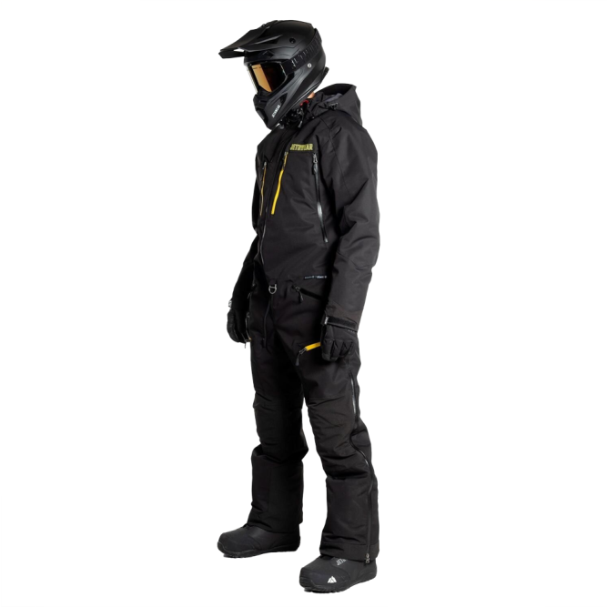 Комбинезон Jethwear Freedom без утеплителя Black/Yellow, XXL