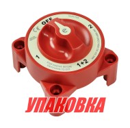 Выключатель массы "OFF-1-BOTH-2" (2 АКБ), 350 А, Marine Rocket (упаковка из 10 шт.)